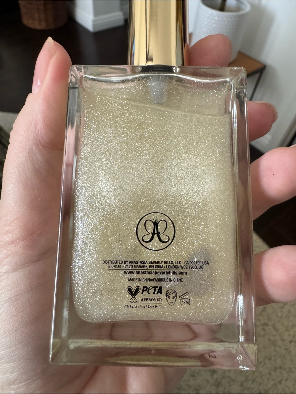 Anastasia Beverly Hills Shimmer Body Oil - White - Picture 3 of 3